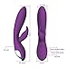 YETRUN G-Spot Rabbit Waterproof Rechargeable Dildo Vibrator Adult Sex Toys for Women - Dual Motor Clitoris Stimulator Personal Electric Wand Massagers Sex Things for Couples (Purple)