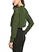 ACEVOG Elegant Blouse Womens Pussycat Bow Tie Neck Long Sleeve Chiffon Work Blouse Shirts for Office,Army Green,X-Large
