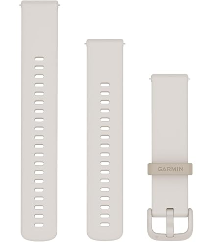 Amazon.com: Garmin QuickFit 20 mm Watch Band - Cream Heathered