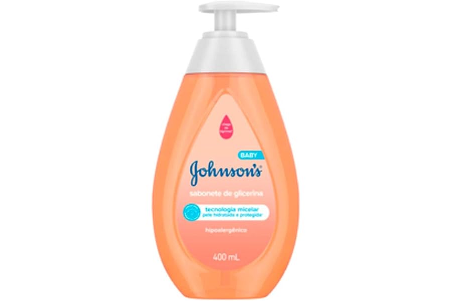 Sabonete Líquido Glicerina Da Cabeça Aos Pés Johnson's Baby, 400ml