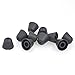 Genuine Sennheiser Black Silicone Replacement Ear Tips - Sleeves for Sennheiser Headphone Systems (SET 830-TV, 840-TV, 860, 880, 900, RR840, RR800, RI900, RI830) - 10 Pack (5 Pairs)