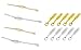 Sparik Enjoy 14pcs Gold & Steel Silver Necklace Extenders 4