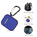 LIKDAY ll061 AirPods Case with Strap Protective Silicone Cover with Carabiner for Apple Airpods Accessories ( Blue )
