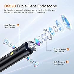 DEPSTECH DS520 Triple Lens Sewer Camera