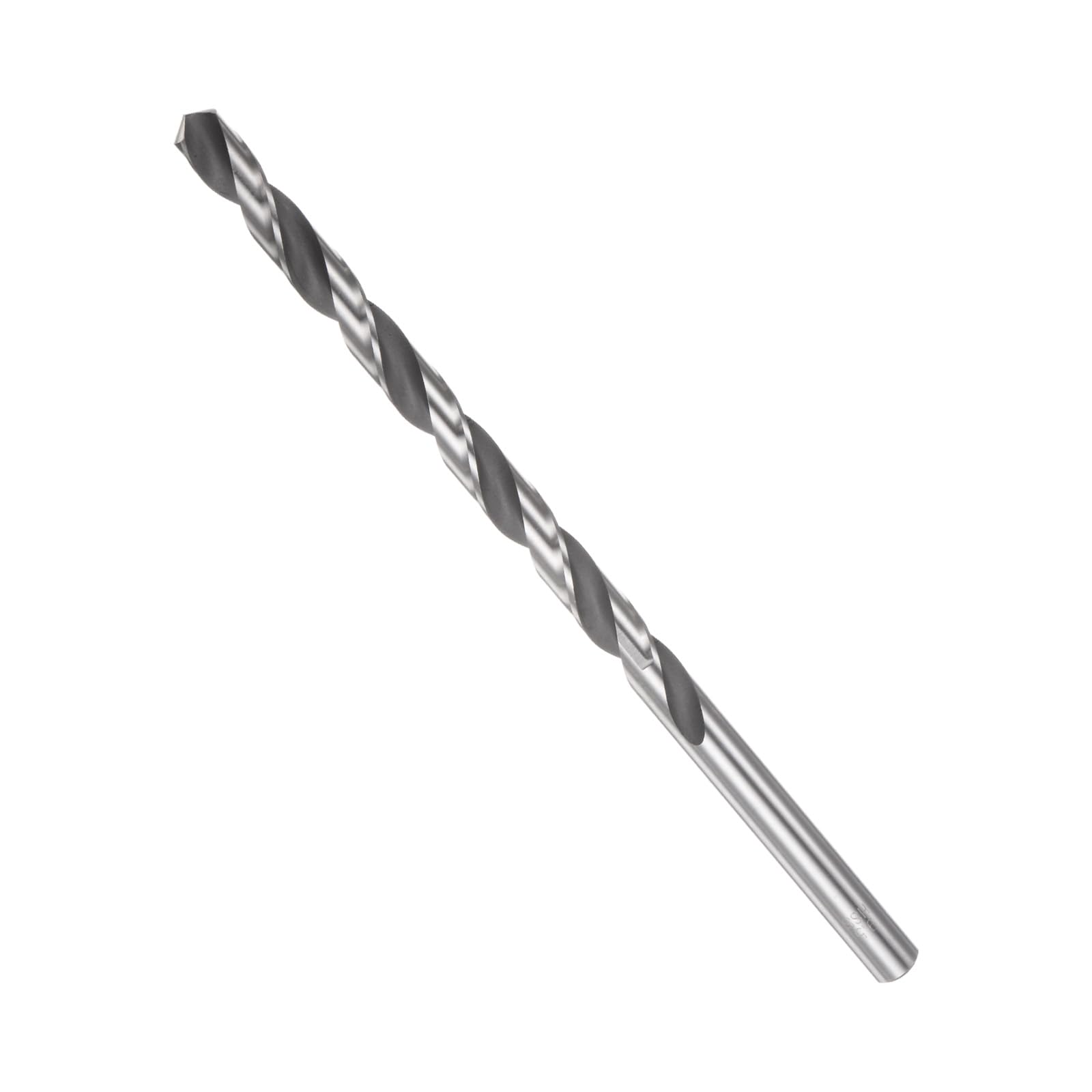CoCud Twist Drill Bit, 9.5 mm Cutting Diameter, 0.37" Shank 7.9" Length, High-Speed Steel Black Oxide Extended Straight Jobber Drill Bit Set (Application: Metal Wood Plastic), 1-Pieces