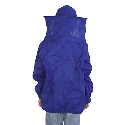 Wifehelper Professional Beekeeping Protective Jacket Suit Bee Keeping Beekeeper Equipment Beekeeping Protective Gear(Blue)