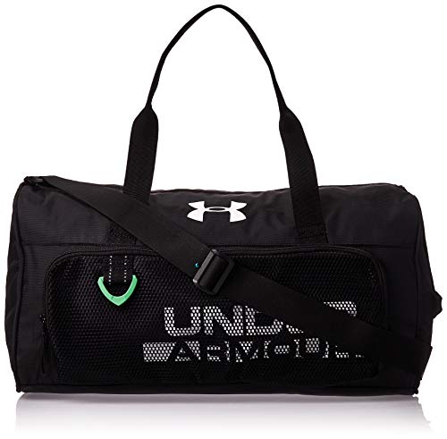 Under Armour Boys' Armour Select Duffle, Black (001)/White, One Size Fits All