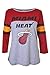 Ultra Game Women's Standard T Raglan Baseball 3/4 Long Sleeve Tee Shirt, Team Color, Large