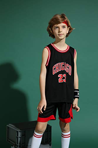 ISOVNUS 2-Piece Children's Basketball Set – T-Shirt and Shorts for Children 3-15 Years