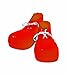 Forum Novelties Adult Jumbo Clown Shoes, Red