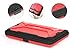 AmazonBasics Vault Case for Nintendo Switch And 8 Games – 10.5 x 5.5 x 2 Inches, Redthumb 2