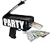 Party With Pride Money Gun, High Gloss Shiny Black, Rainmaker Handheld Cash Gun, Fake Bill Dispenser, Money Shooter (Black)