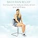 Xtra-Comfort Lumbar Support Cushion - Lower Back Pillow for Office Chair, Car, Men, Women, Gaming - Ergonomic Orthopedic Backrest Foam Roll and Adjustable Strap for Therapeutic Pain Relief