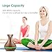 URPOWER Essential Oil Diffuser, 400ml Wood Grain Ultrasonic Cool Mist Humidifier With Waterless Auto Shut-Off for Bedroom Office Home Baby Room Yoga