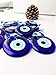 Evil Eye Home Protector - Glass Beads, Good Luck Charm, Doorway, Home Decoration, Wall Hanging, Gift Item, 3 Inches Wide
