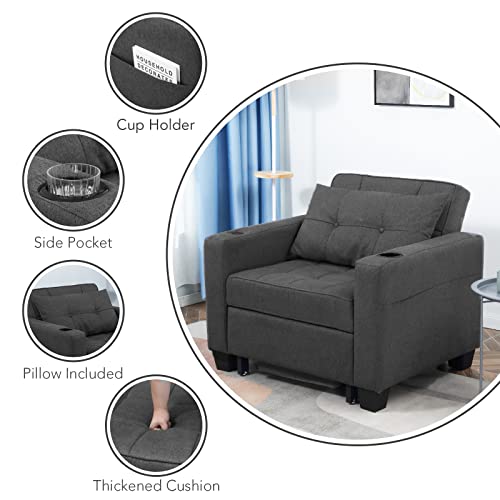 DURASPACE 39" Sleeper Chair 3in1 Convertible Chair Bed Pull Out