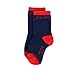 Superman Toddler 6 pk Crew Socks (3T/4T, Superman Whap!)