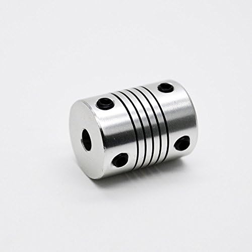 5pcs 8x10mm CNC Motor Jaw Shaft Coupler 8mm to 10mm Coupling OD 19x25mm