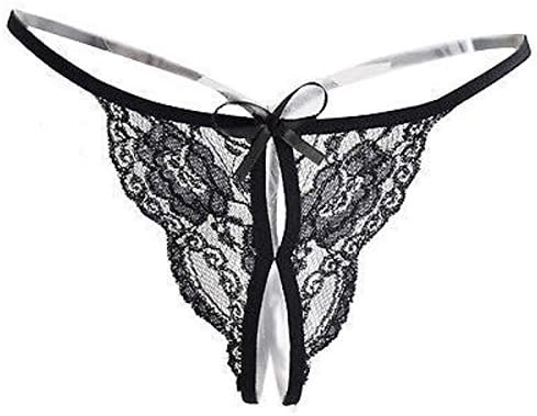 BOLDNYOUNG Women's Net G String Thong (Black)