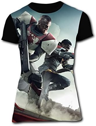YCMK1124 Destxing_2 Women's Costume Short Sleeve T Shirt Tee For Women 2017 (Black) XL