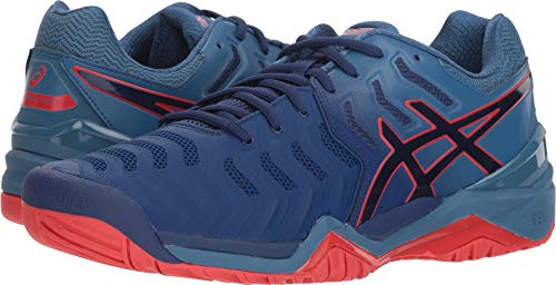 ASICS Mens Gel-Resolution 7 Tennis Shoe, Blue Print/Blue Print, Size 9