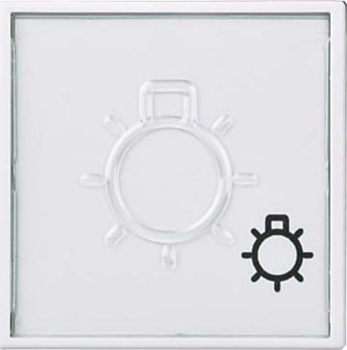 ELSO Rocker Large Label Plate for Push Symbol Light Joy, Pure White, 373914