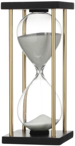 Willa Arlo Interiors Hand-crafted MDF Hourglass in Stand Home Decor Accents (White)