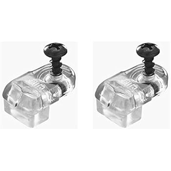 Amazon Com Glass Retainer Clip Clear Plastic 3 16 Offset 50