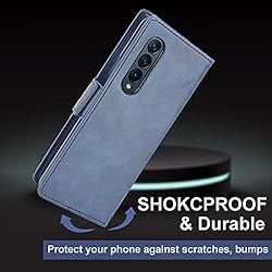 Lopnord Galaxy Z fold 3 Wallet Case, Phone Case for