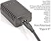 THE CIMPLE CO 2 Slot Power Cord Two Pack - Has Both Types: Polarized (Squared End) & Non-Polarized (Figure 8 End) - NEMA 1-15P to C7 C8 UL Listed - 18 AWG, 10 Amp, 125 Volt, 6 FT (1.8 Meter), Black