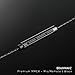 BRAINWAVZ Earphone Replacement Cable with MMCX Connectors (3.5MM with Mic & Remote)