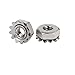 uxcell 8#-32 304 Stainless Steel Female Thread Kep Hex Head Lock Nut 100pcs