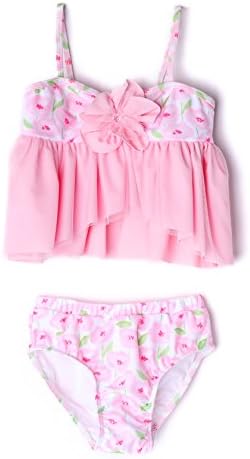 Apple Blossom by Isobella and Chloe Baby &amp; Girl Pink Tankini 2 Piece Set (5)