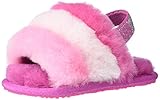 UGG I Fluff Yeah Slide Slipper, Pink Multi, Size 4/5