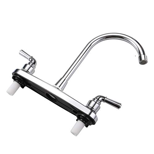 RV Nonmetallic Kitchen Faucet Two Handle8" Main BodyHigh Arch360