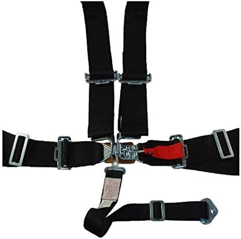 RG Racing 5-Way Harness Racing Seat Belt, SFI Certified, Black - 999210