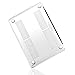 TOP CASE - Rubberized Hard Case Cover Compatible with 2018 Release Apple MacBook Air 13 Inch with Retina Display fits Touch ID Model: A1932 - Matte Clear