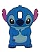 Yuersal Blue Disney 3D Stitch pink Ears can Move Silicone Soft Case Cover for Samsung Galaxy S5