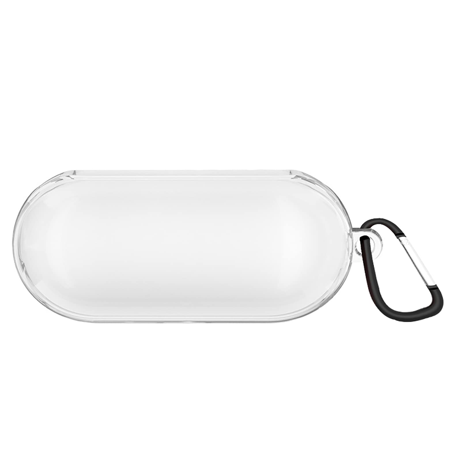 GIOPUEY Sony WF-C500 TPU Case, Sony WF-C500 Case Cover Transparent, Ultra-Slim, Sony WF-C500 Protective Case – Transparent