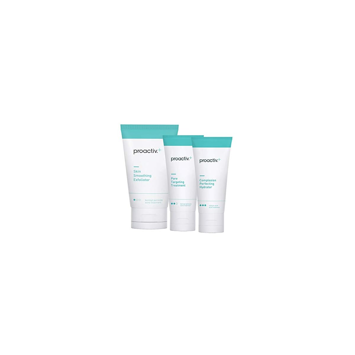 Proactiv+ 3 Step Advanced Skincare Acne Treatment Benzoyl Peroxide