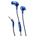 JBL E15 In-Ear Headphones with One-Button Remote and Mic (Blue)