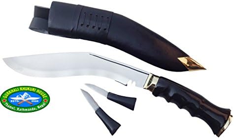 GKHD Service No.1 Gripper Handle Kukri - Gurkha Army Issue Khukuri Knife, Machate, Camping,Outdoor-Indoor - Hand Forged Blade in Nepal