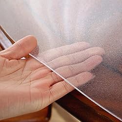 OstepDecor Frosted Round Table Cover Protector 2mm