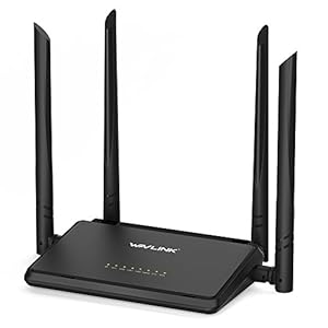 WAVLINK Wireless Router,N300 Wi-Fi Router with 5DBI High Gain 4X External Antennas,2.4GHz Band Signal Extender, Easy…