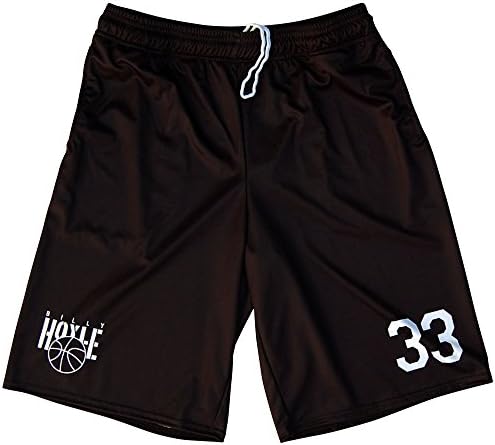 Billy Hoyle #33 Basketball Practice Shorts, Black, Large