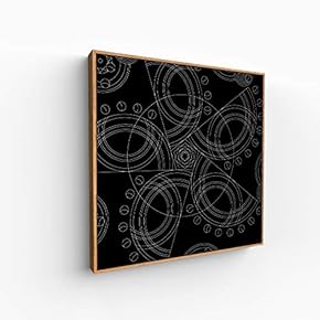 Canvas Wall Art for Living Room, Bedroom Silence Framed Canvas Prints for Home Decoration Ready to Hang - 16x16 inches