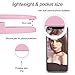 UMsky Selfie Ring Light,Universal Phone Selfie Ring Light,Portable LED Selfie Light Ring Lights for Android/iPhone, LED Ring Light, Rechargeable Brightness Portable Selfie Light Ring (Pink)