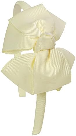 Shemay Fashion Solid Grosgrain Ribbon Hair Bows and Headbands for Toddlers Girls Kids
