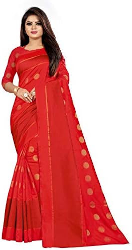 Fashion Vogue New Women's Silk Saree With Blouse Pice_(Best Offer)