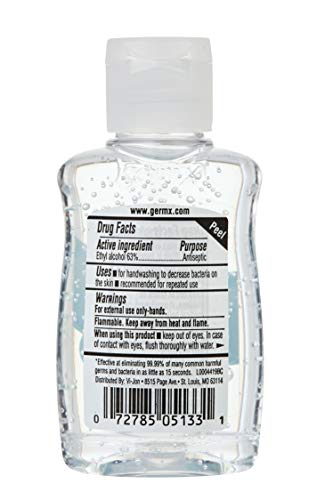 Germ-X Original Hand Sanitizer Fishbowl with 36, 1.5 fl. oz. Bottles